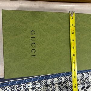 Gucci Olive Green Embossed Box